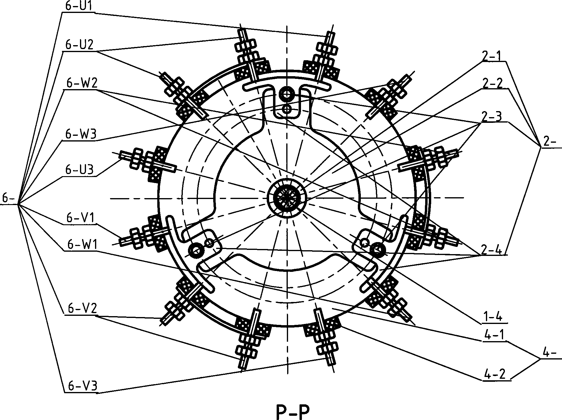 Multi-stage pressure regulating conversion tap switch