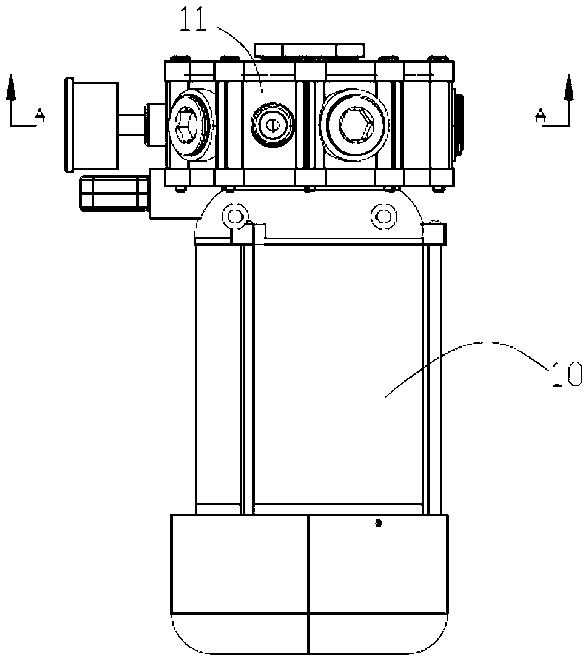 High pressure cleaning pump with planet structure