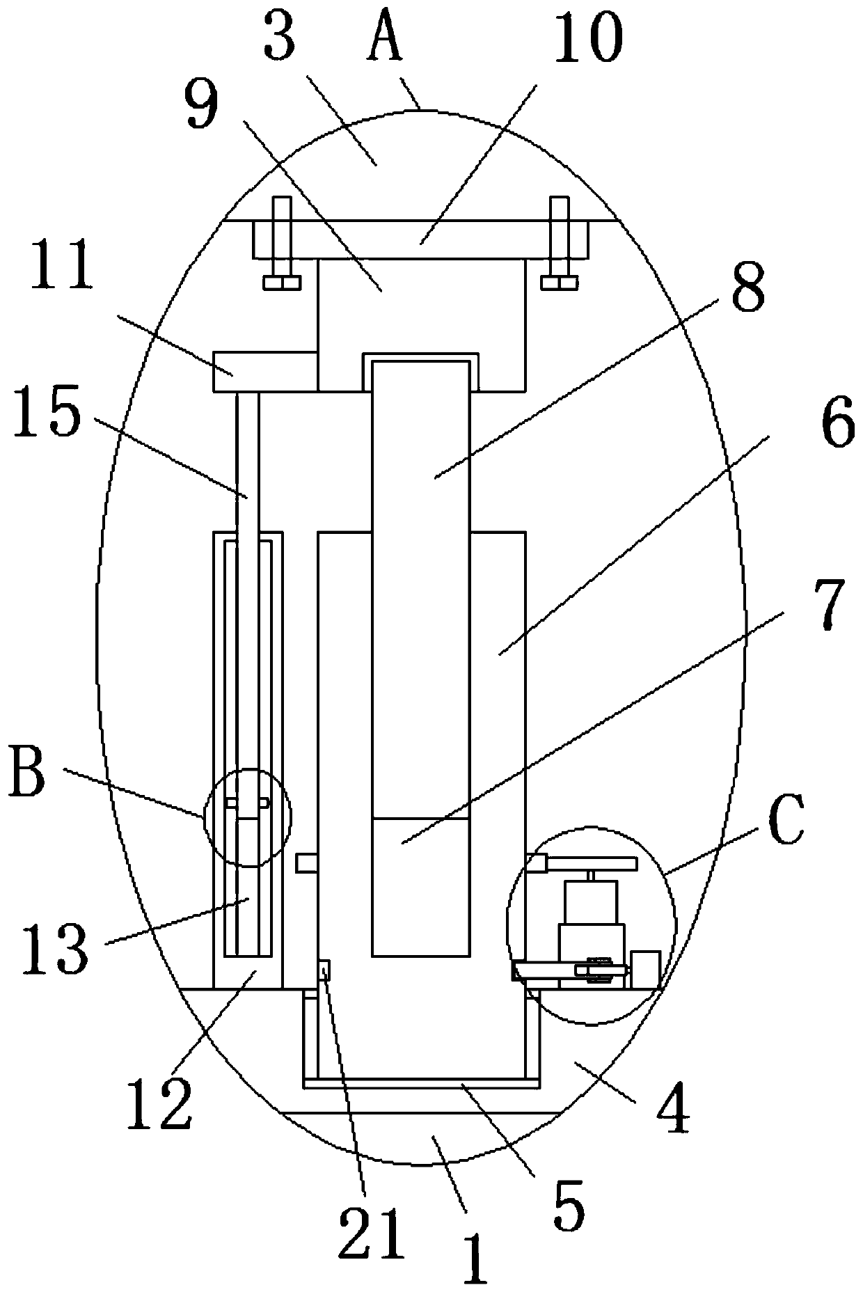 A road bridge reinforcement device