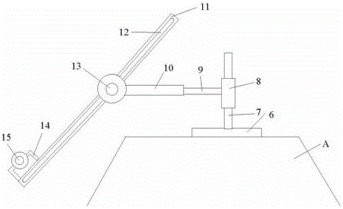 Method for processing vertical pin holes in workpiece taper faces