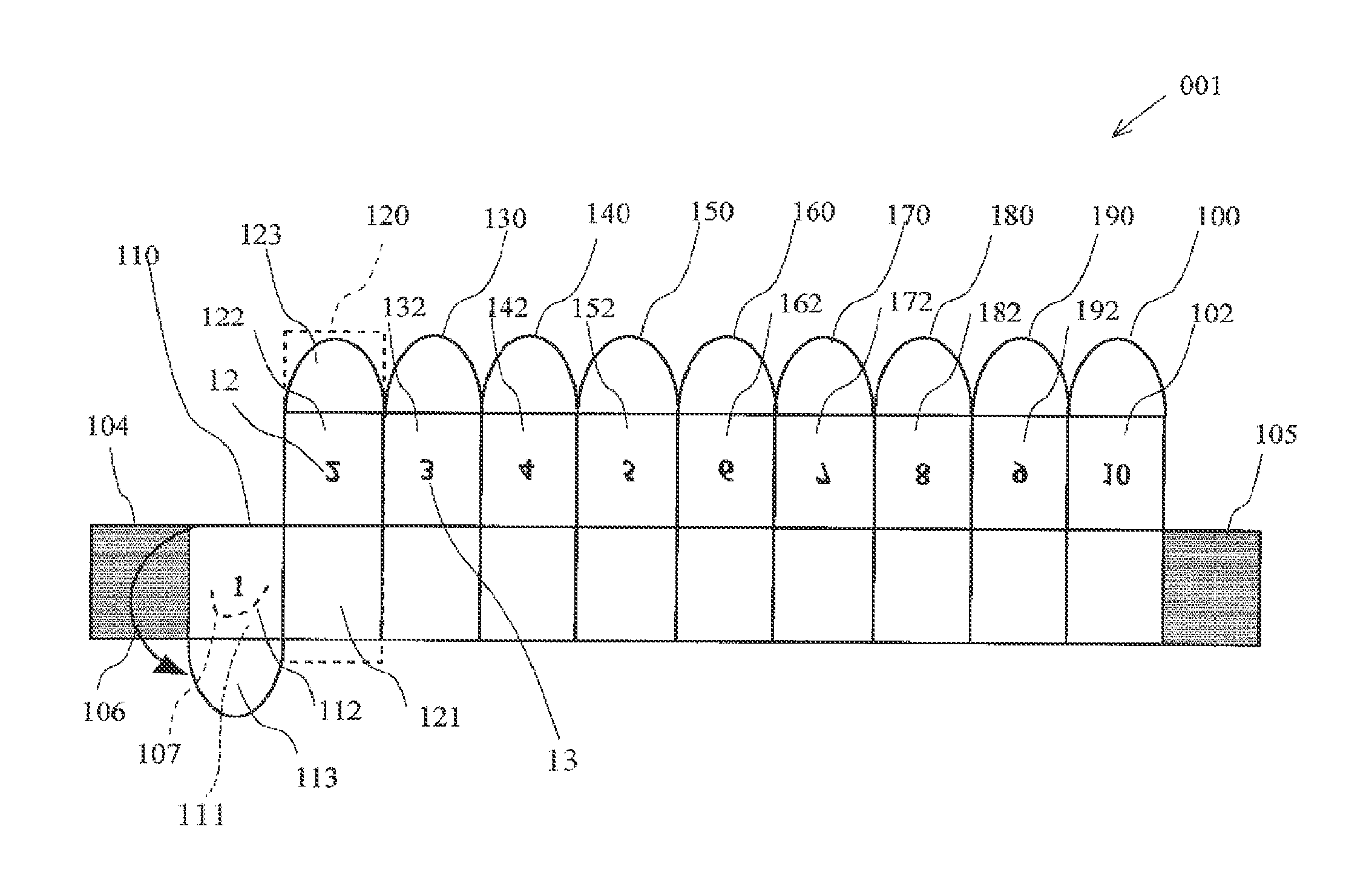 Storage receptacle for used suture needles