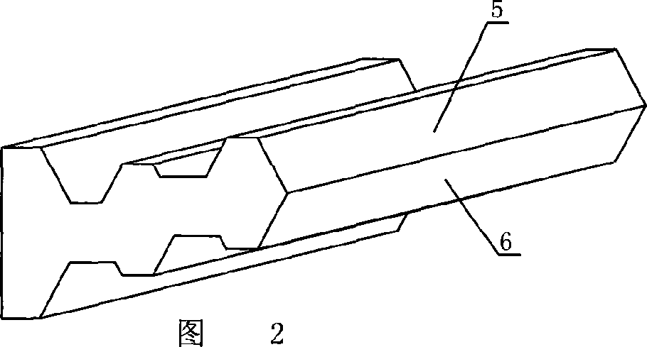 Deformed blocks and wall body structure formed with the same