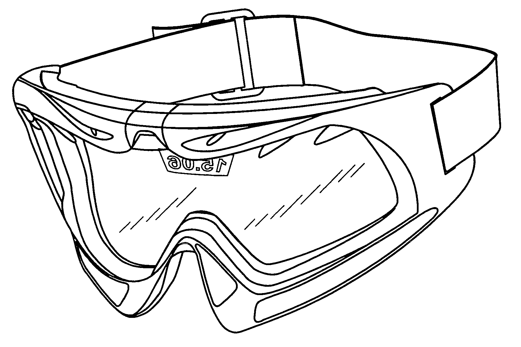 Eyewear with an image projected off of an unassisted eyewear lens to the user