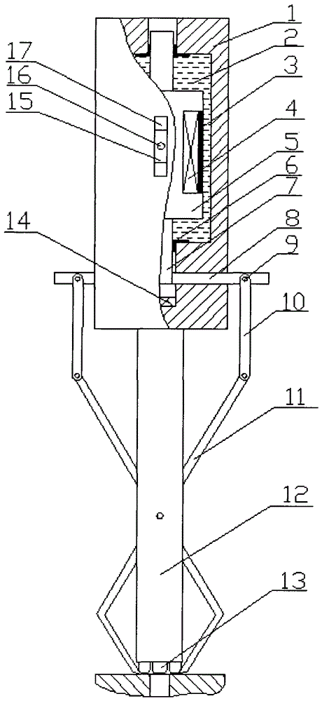 Hexagon socket screwdriver with positioning and anti-slip function based on magnetorheological effect