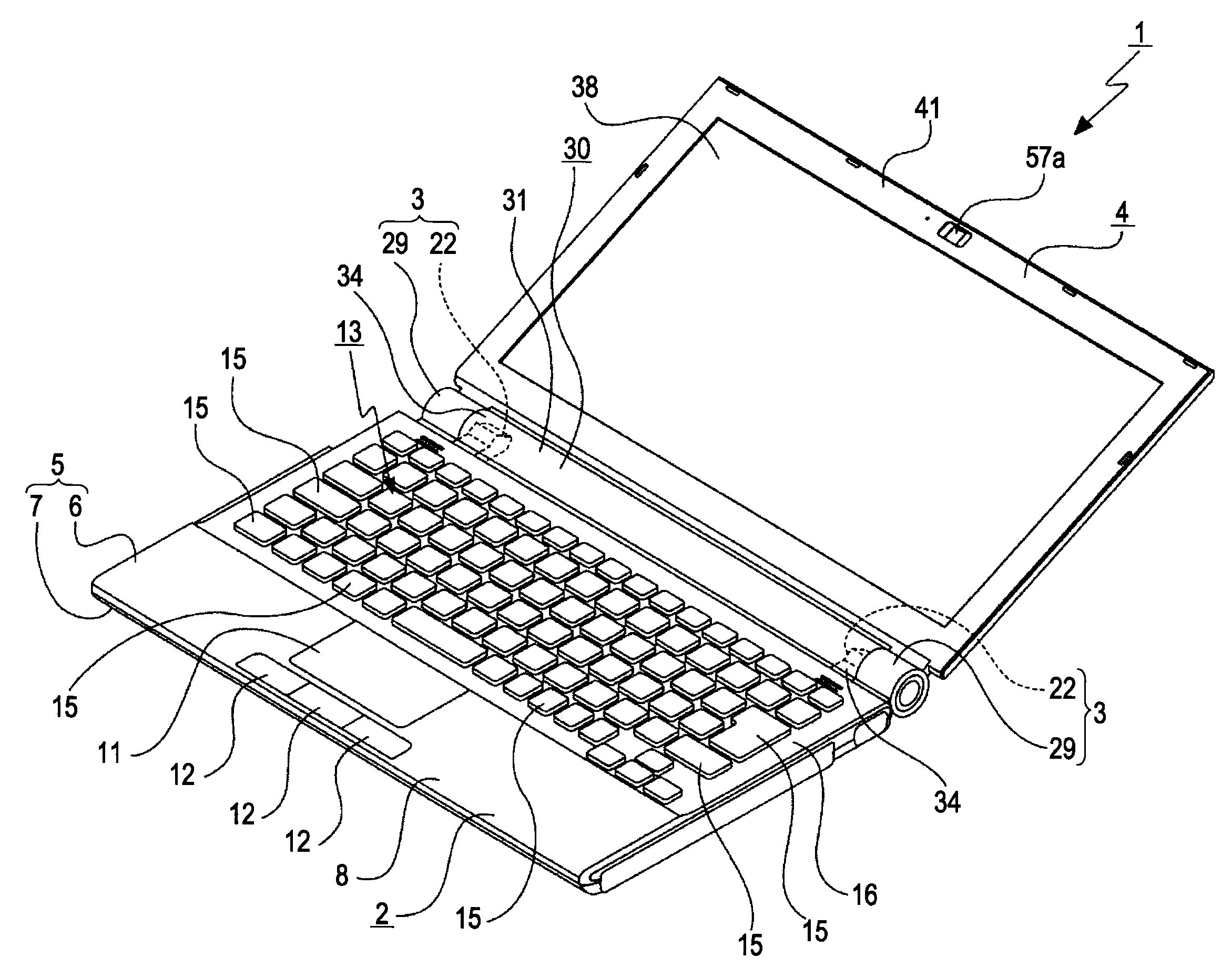 Keyboard connection configuration and electronic device