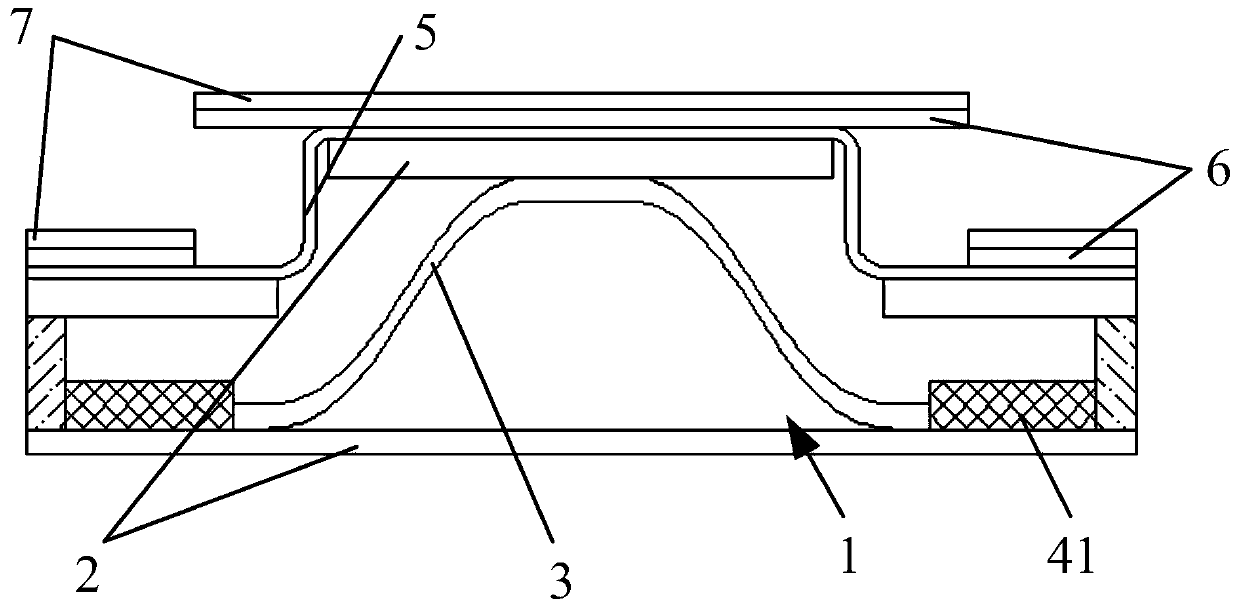 A keyboard and a terminal with the keyboard