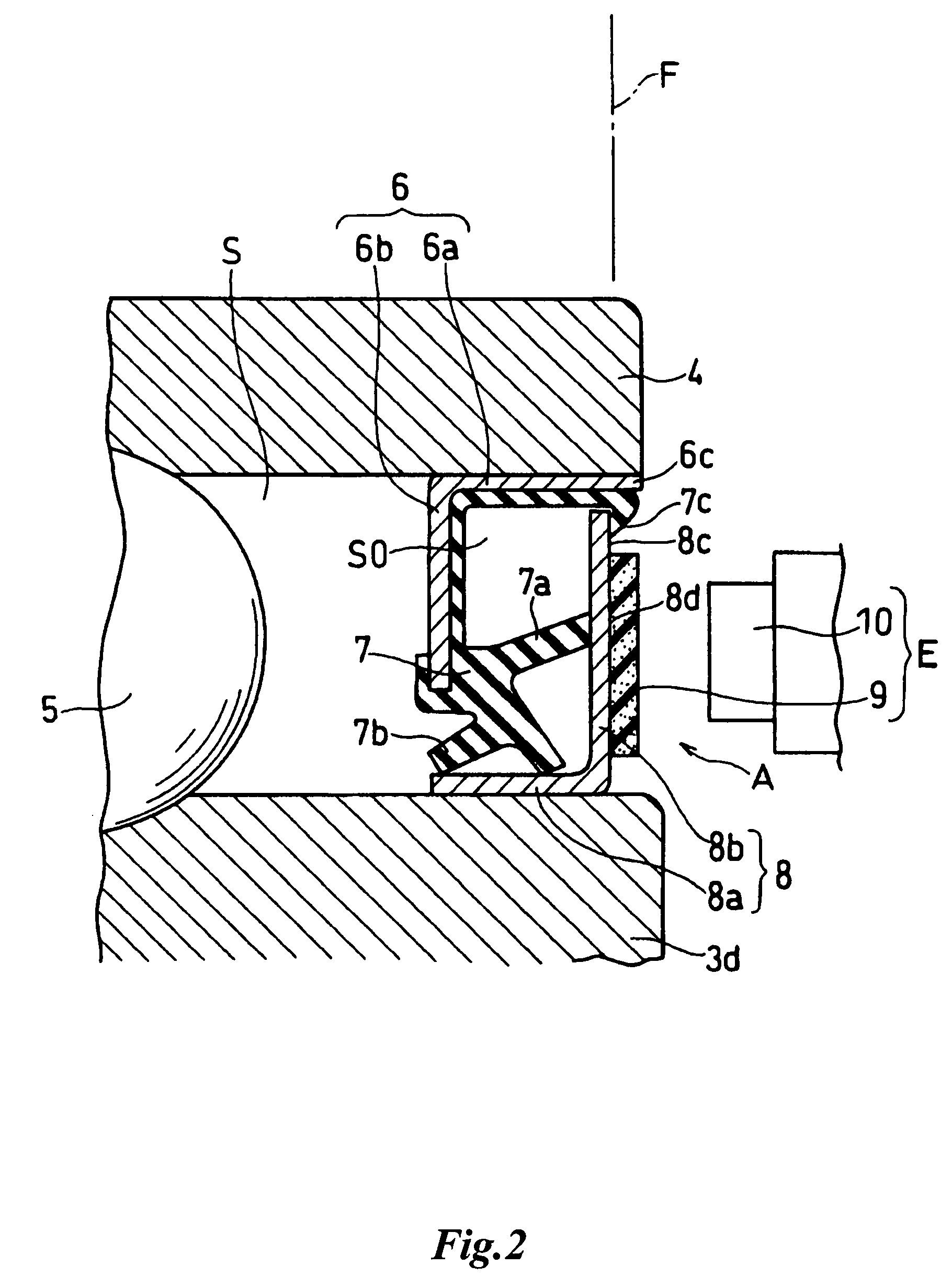 Sealing device with tone wheel