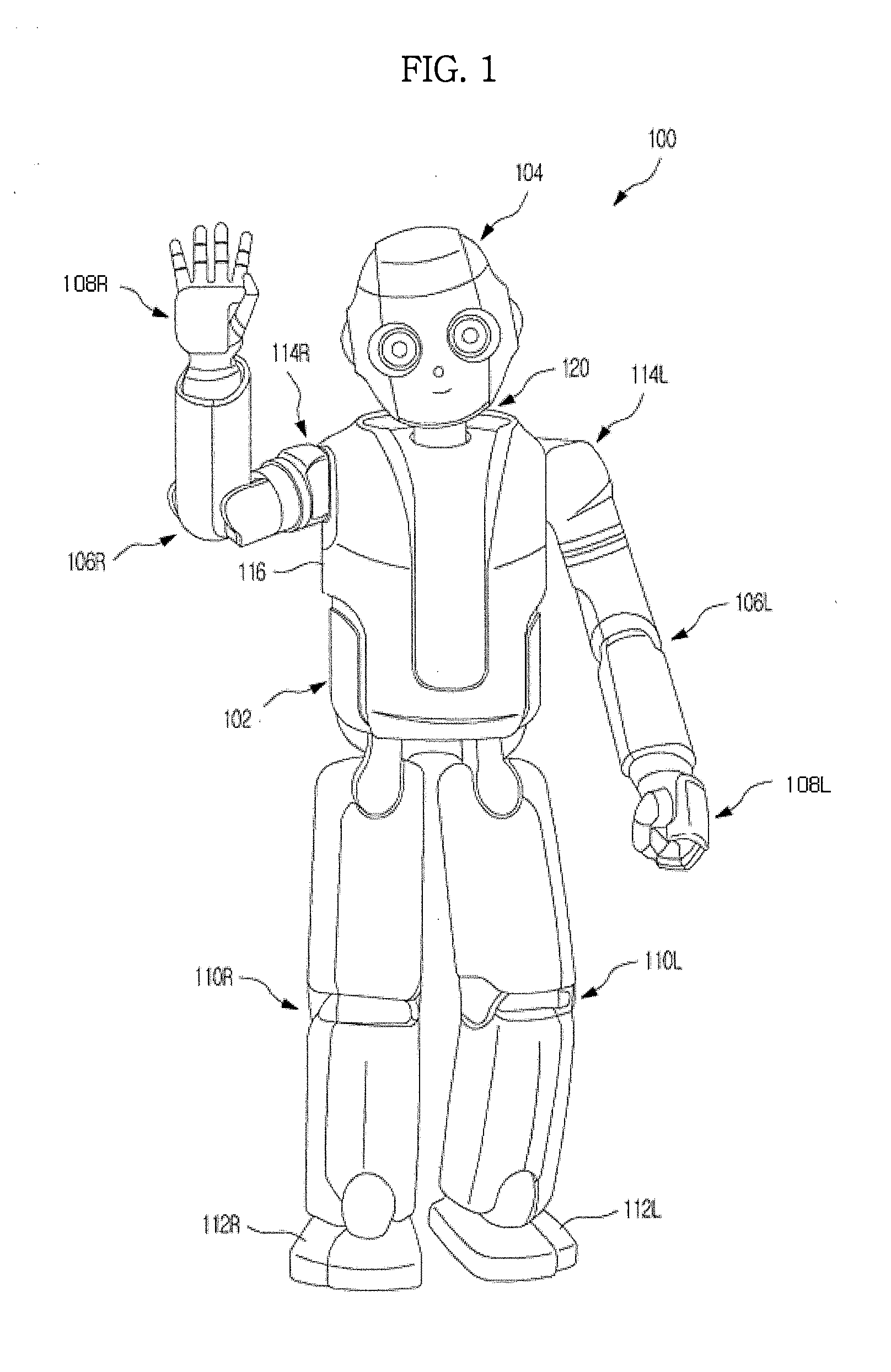 Walking control apparatus of robot and method of controlling the same