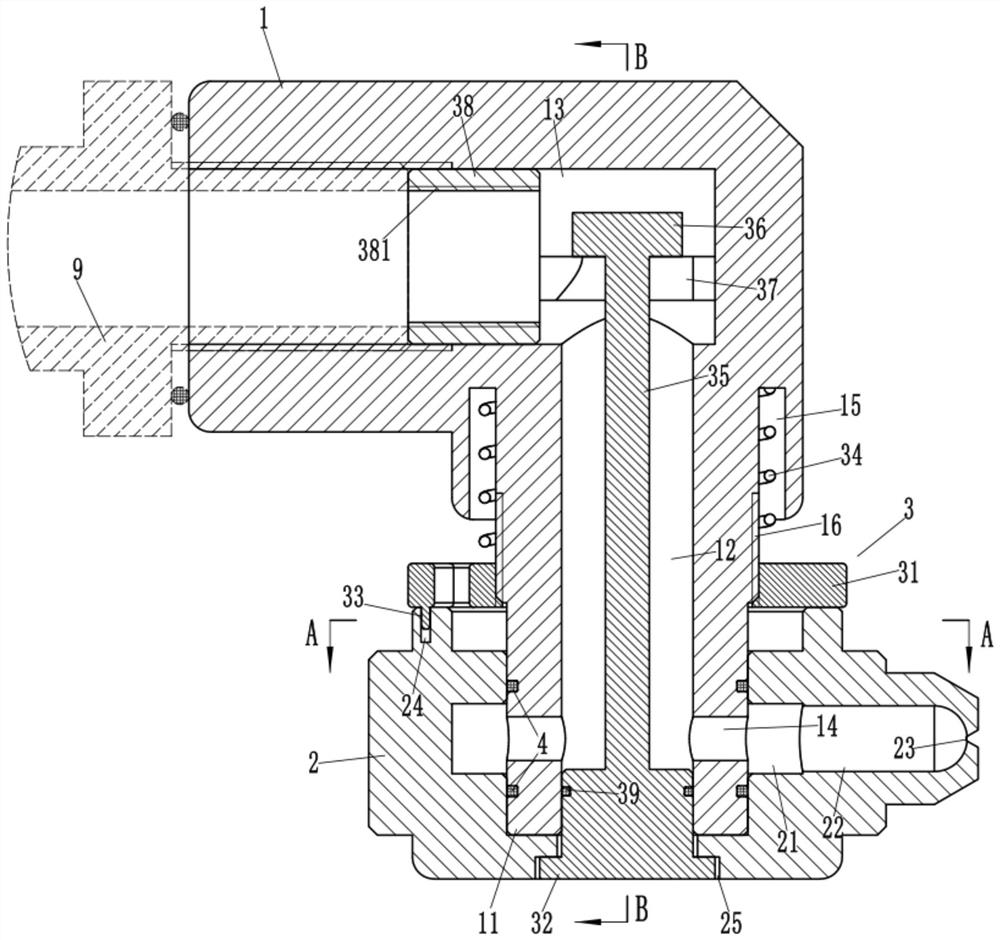Nozzle for high-pressure cleaning machine with adjustable spray angle