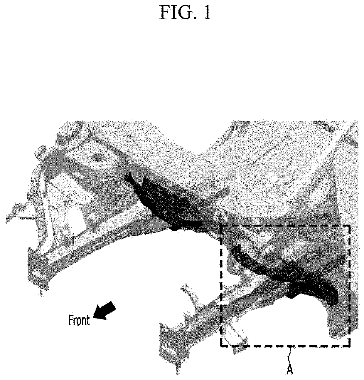 Sub-frame mounting combination structure of vehicle body