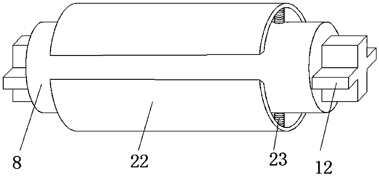 Thin film tensioning device for thin film production