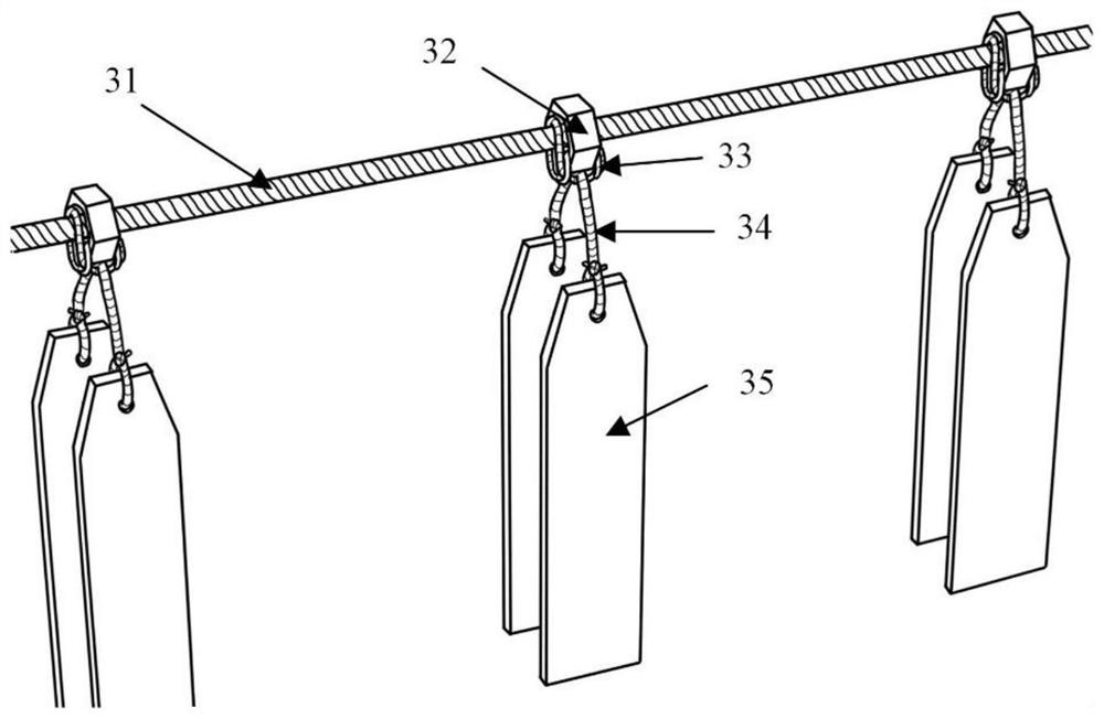 Small fish catching device for near-shore shallow water area and fish catching method of small fish catching device