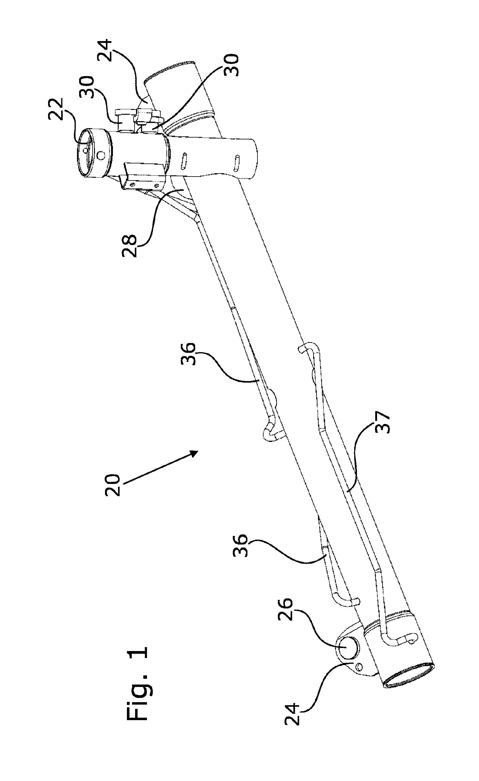 Steering rack housing comprising cross-sectional contractions