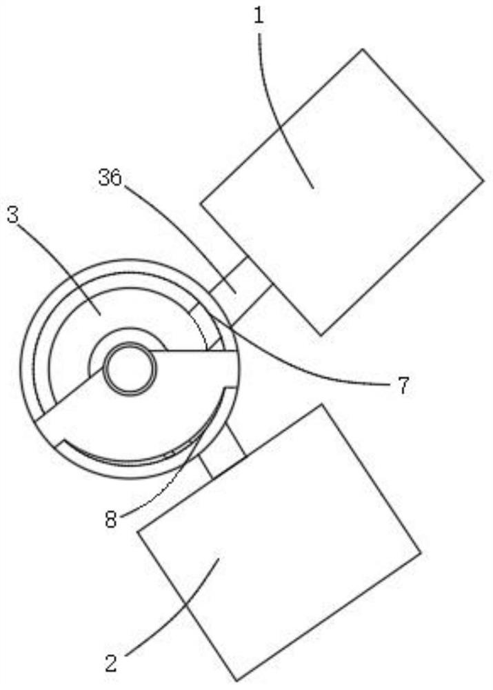 Baked food turn-over device