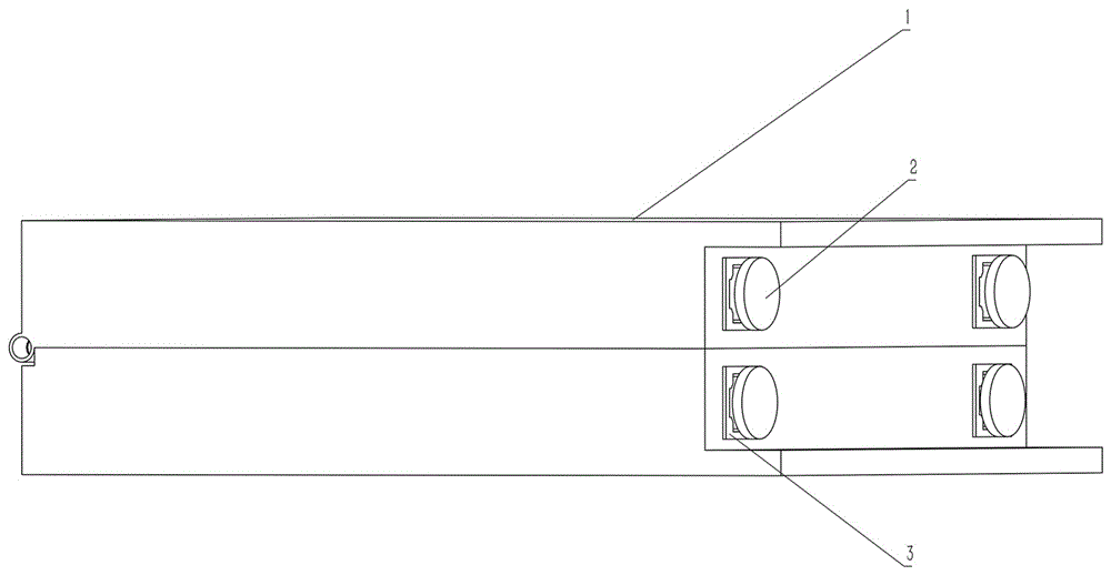 Folding table with pop-up cross beam