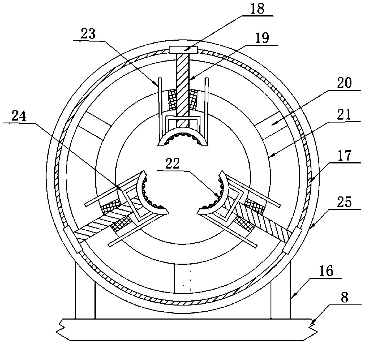 Portable manual curved surface screen printing machine and use method