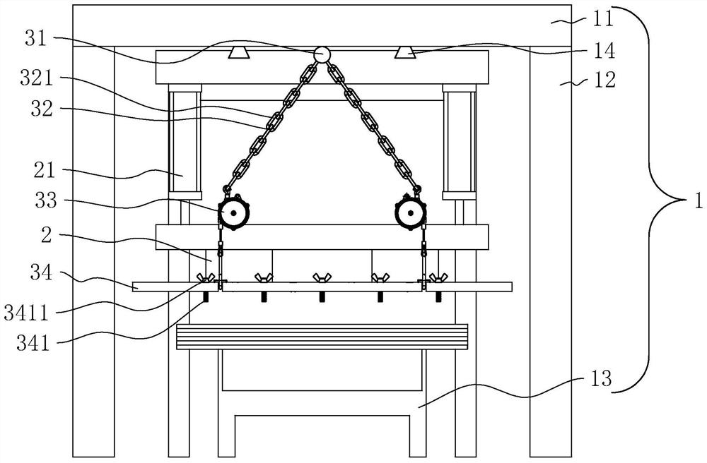 Automatic blade plate stacking device