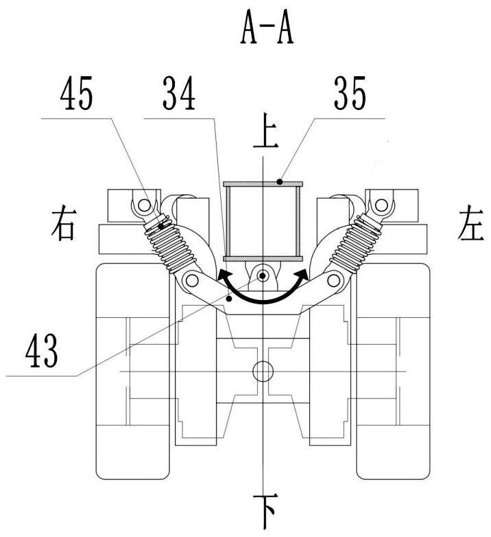 Narrow mine trackless vehicle power bogie and travel steering control system