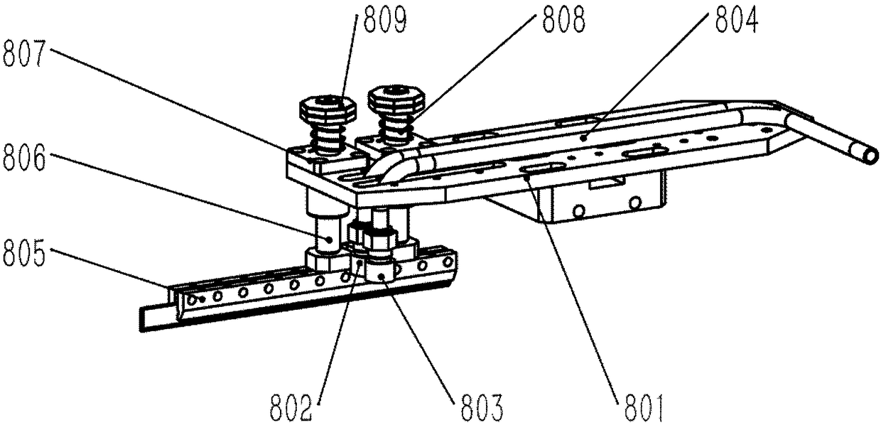 Equipment mirror surface cleaning system of motor vehicle exhaust remote sensing monitoring system