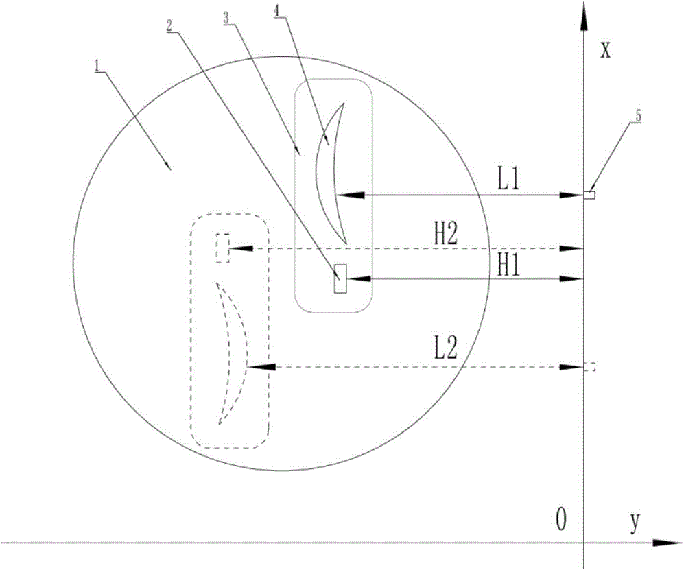 Rapid measurement route planning method of sections of blades of aviation engine