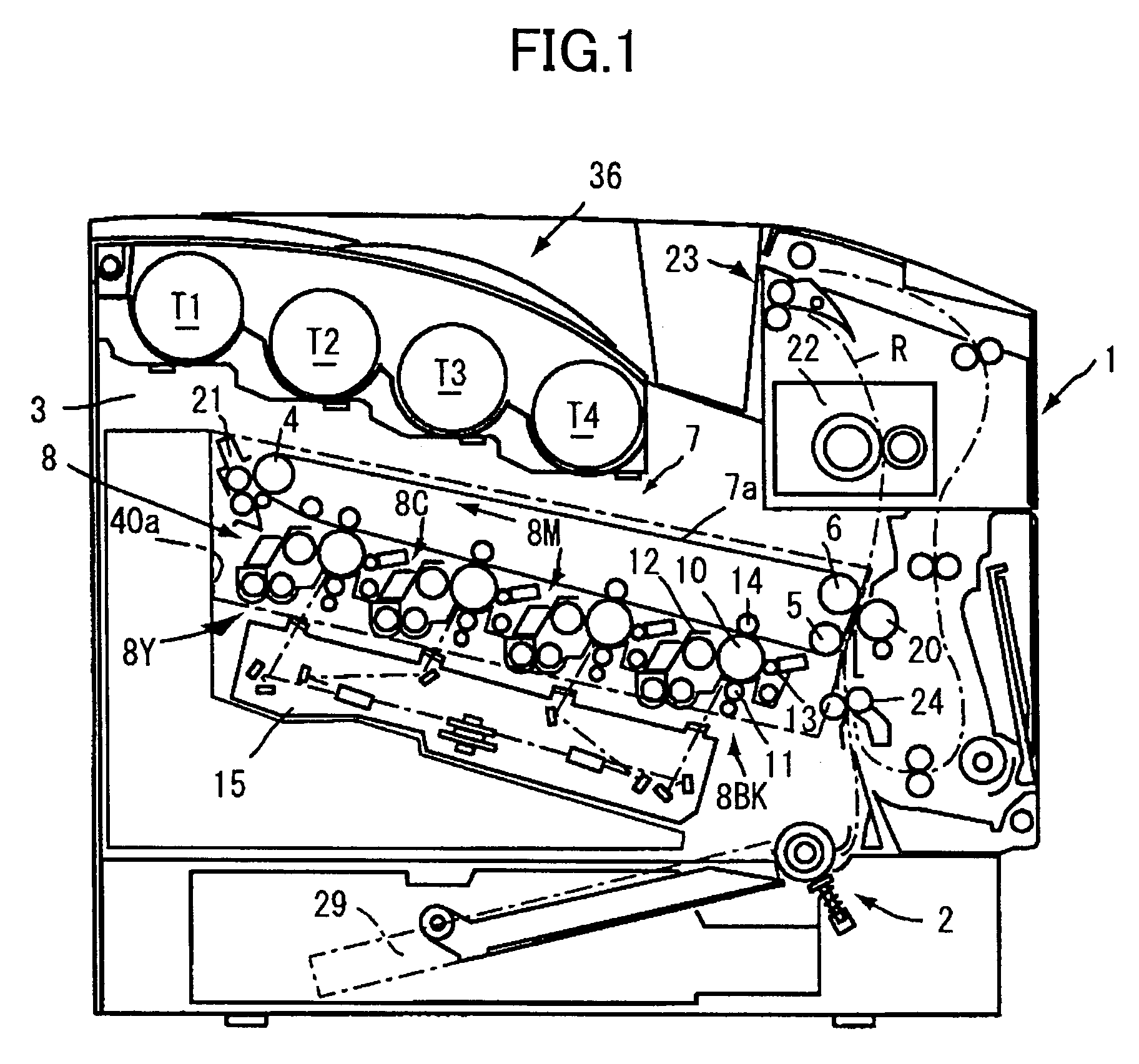 Image forming apparatus for reliably holding attachable units