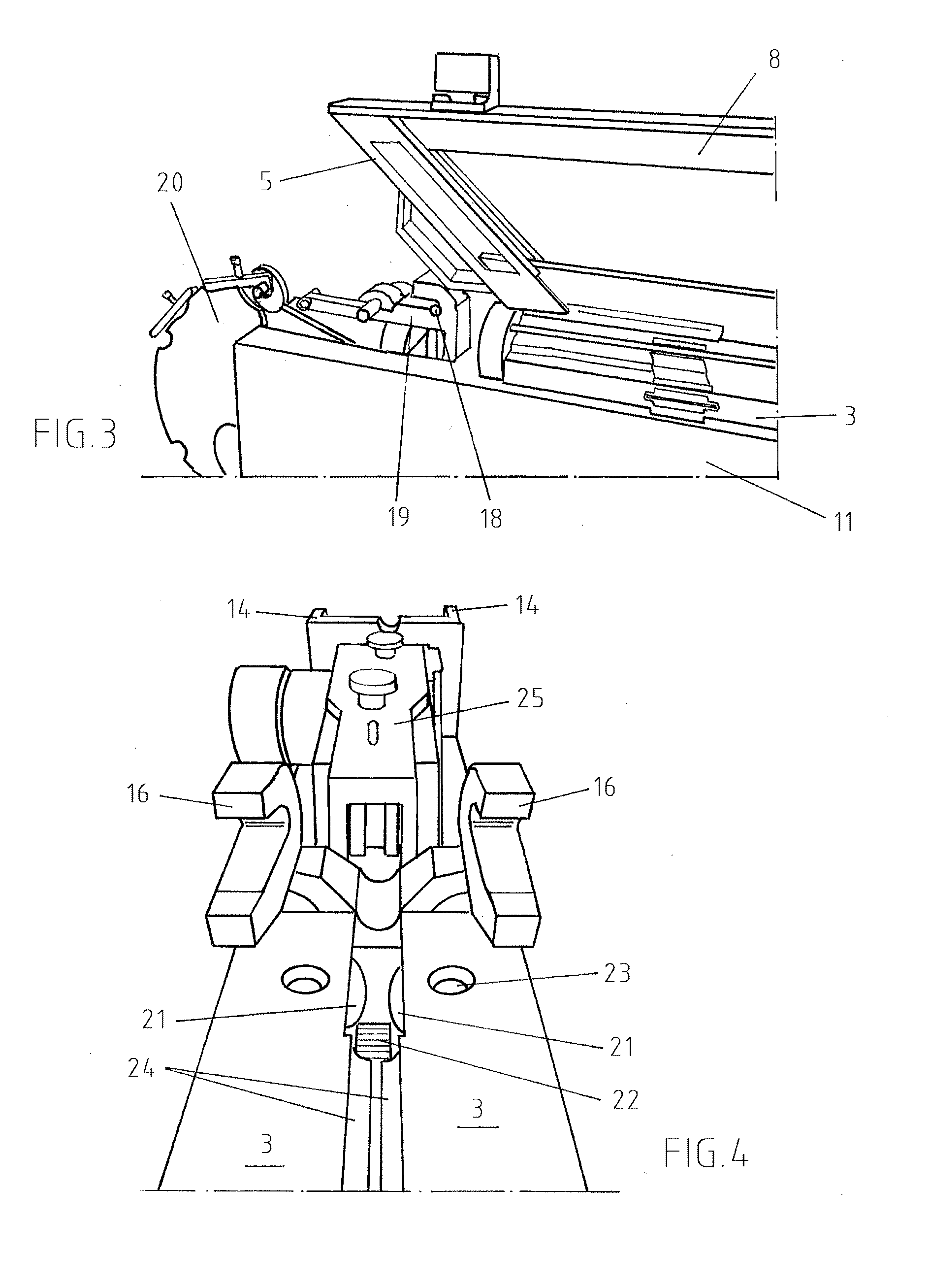 Immersion device for an optical fiber for measuring the temperature of a melt