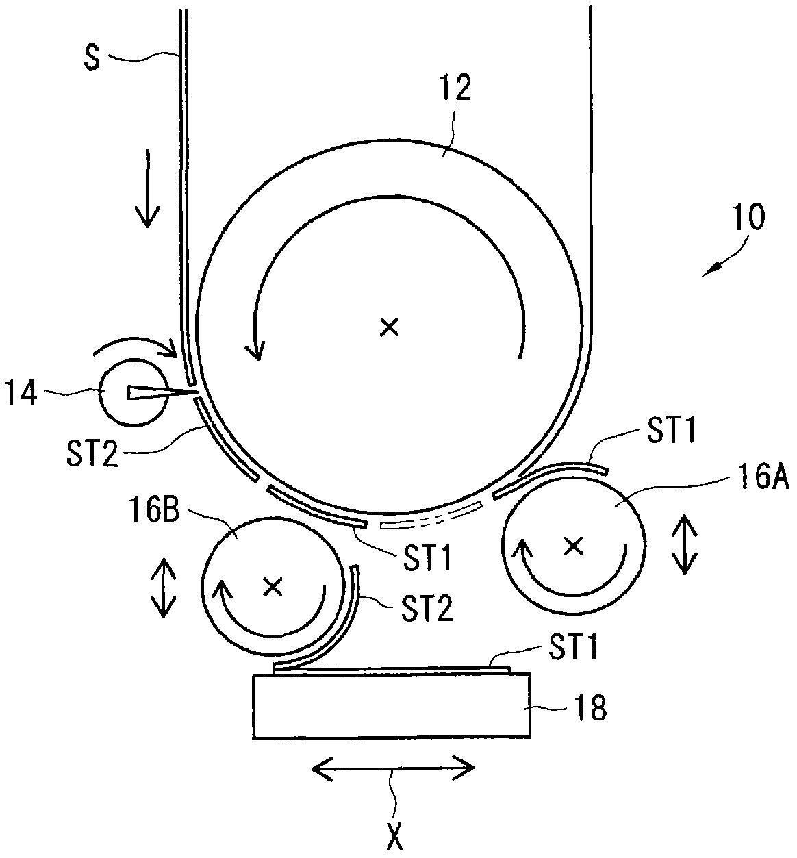 Apparatus and method for manufacturing laminated electronic component
