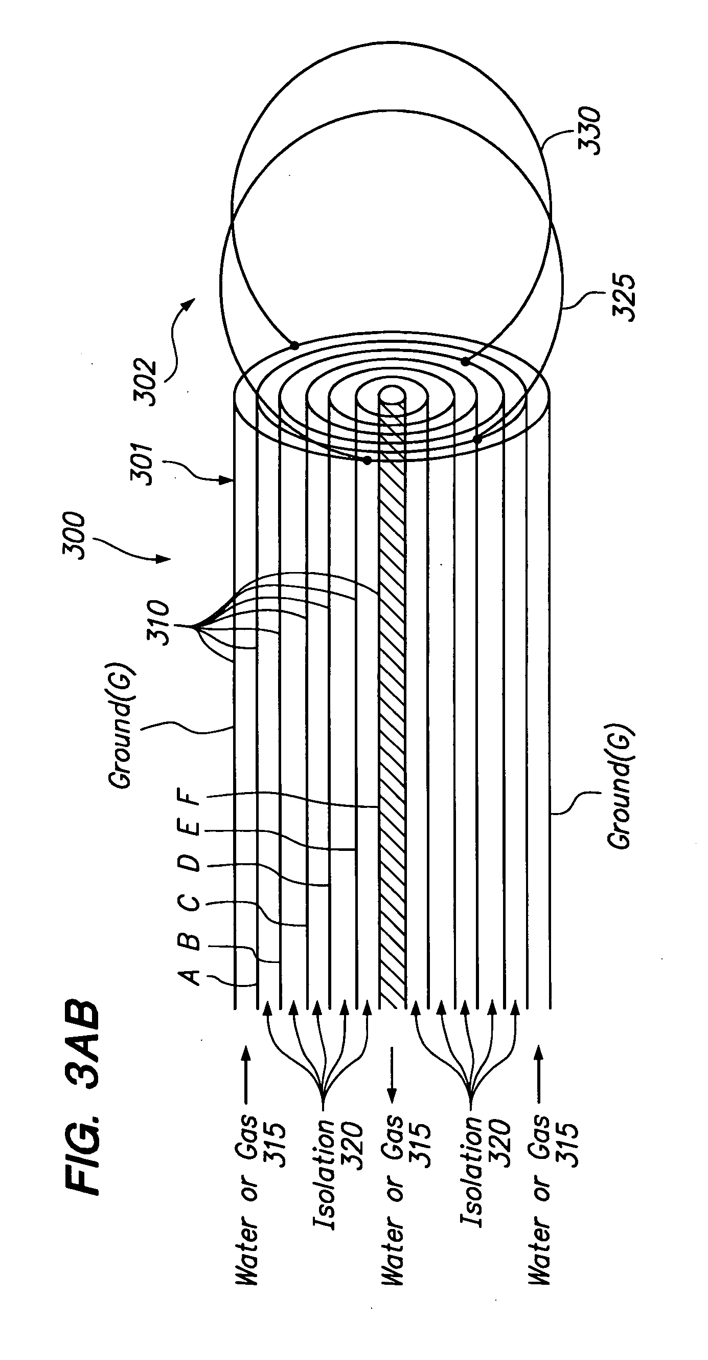 System and method of interferentially varying electromagnetic near field patterns