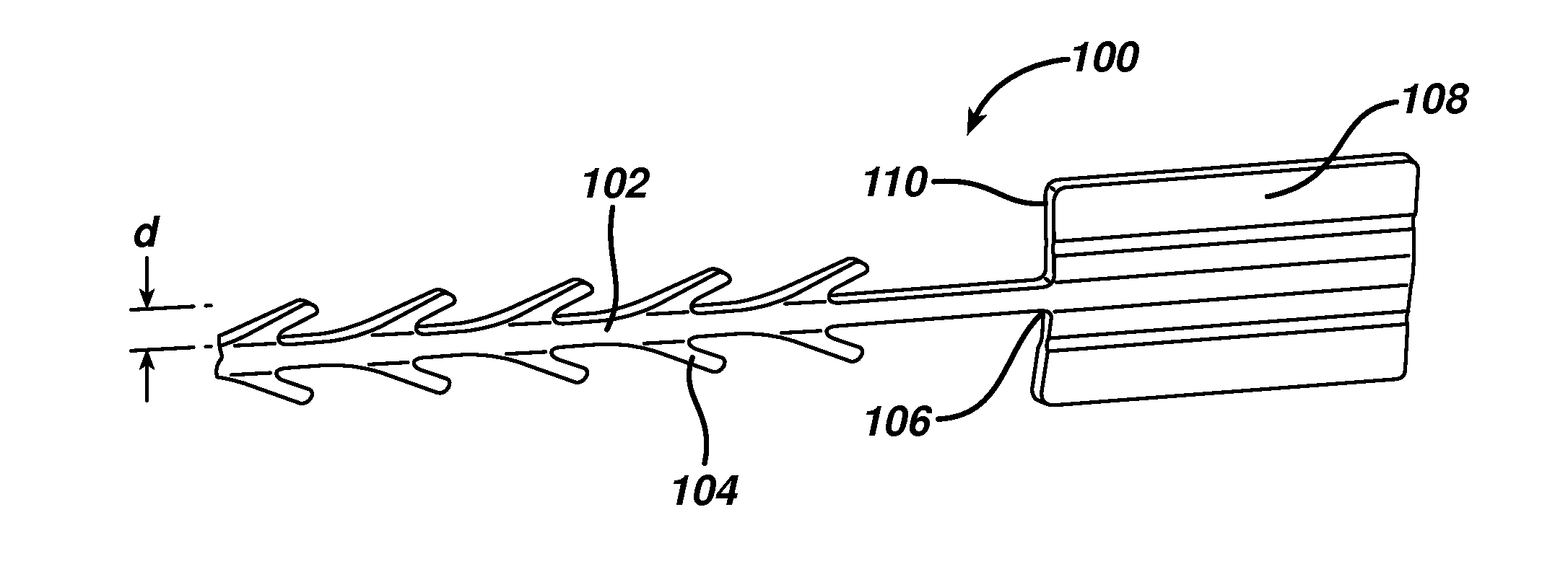 Barbed suture having increased holding strength