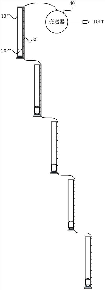 Verification method of sectional type magnetic floater liquid level meter