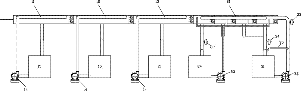 Stop spot control method for shallow slot turbulent pickling line