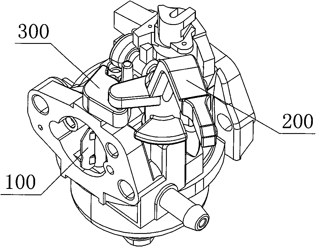 Carburetor and choke valve control mechanism thereof