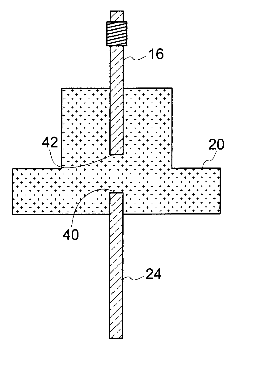 Electrically conductive cermet and method of making