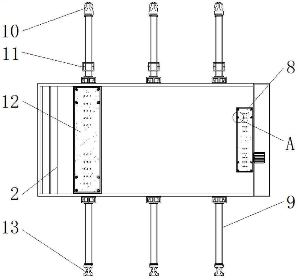 Waist supporting device of automobile seat