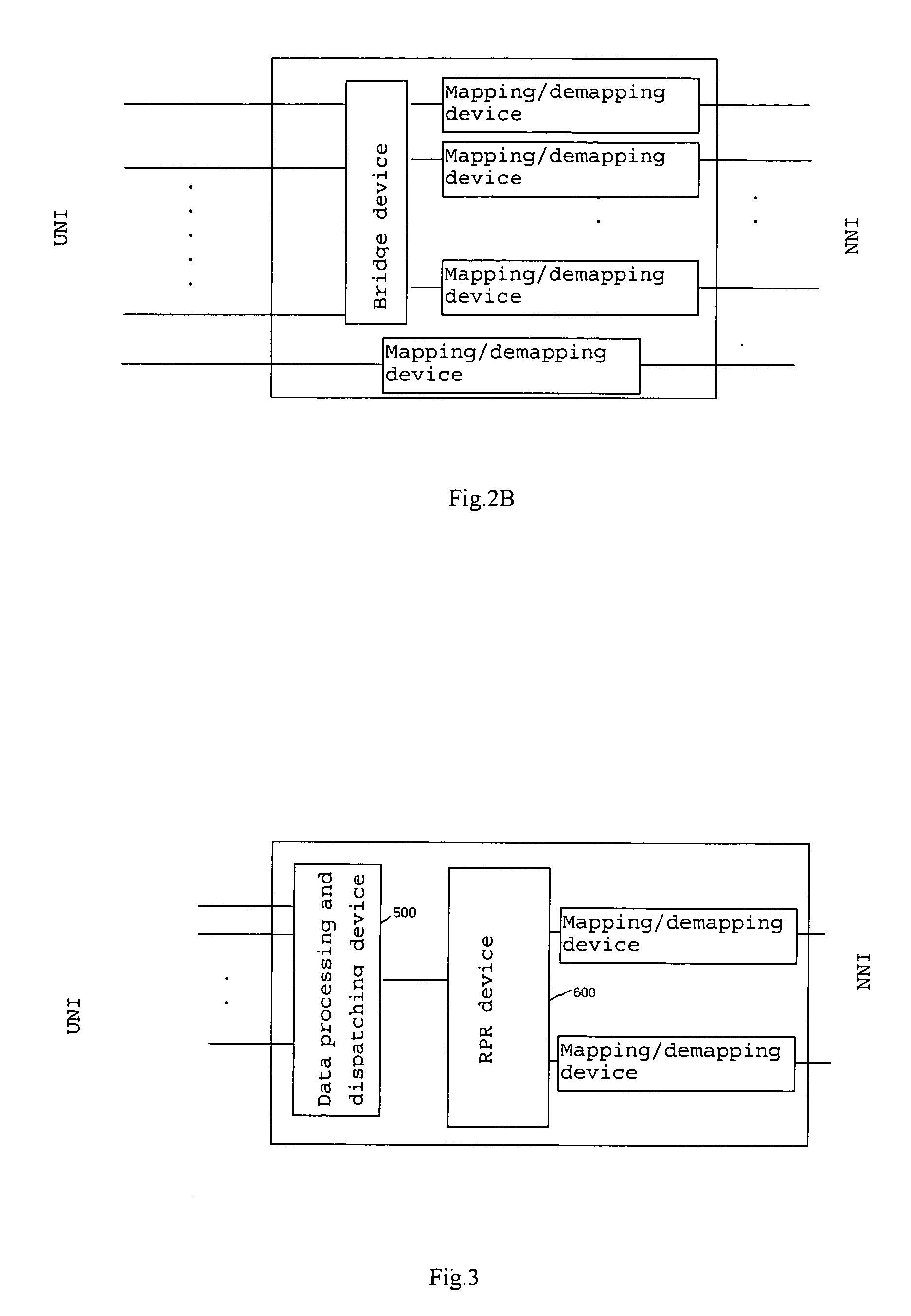 System and method of accessing and transmitting different data frames in a digital transmission network