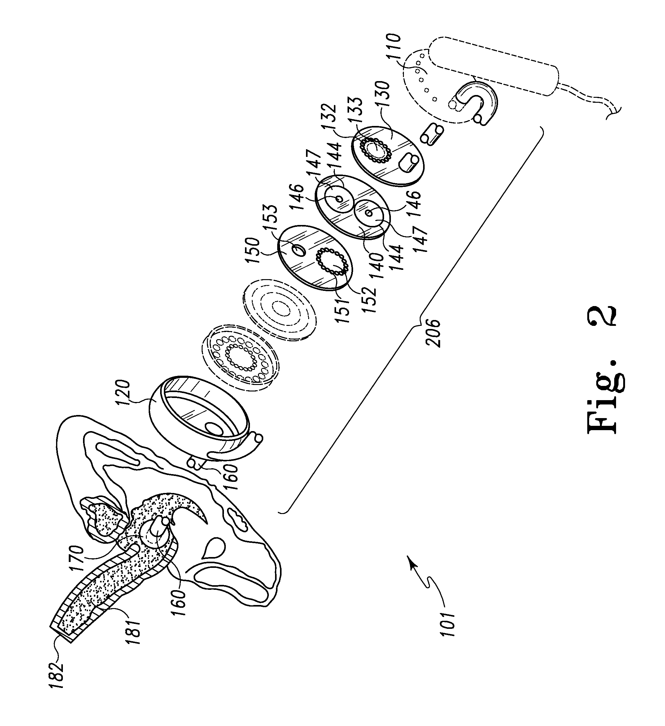 Diaphonic acoustic transduction coupler and ear bud