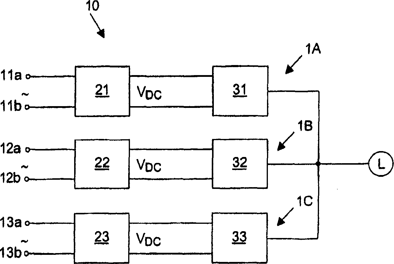 Driving assembly for high-power gas discharge lamps