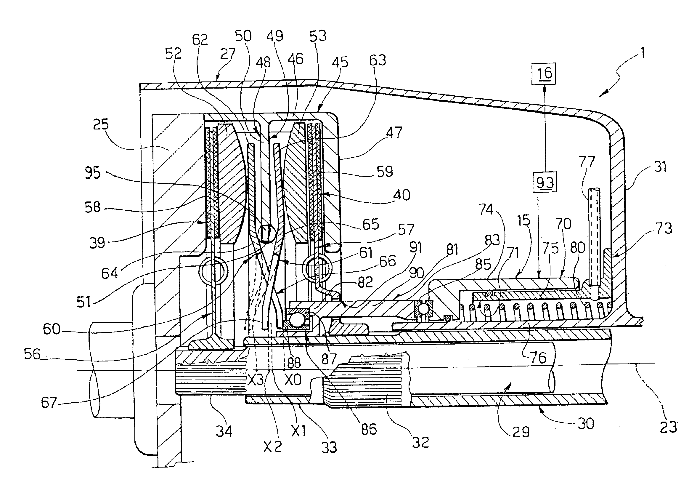 Dual clutch transmission unit for a motor vehicle