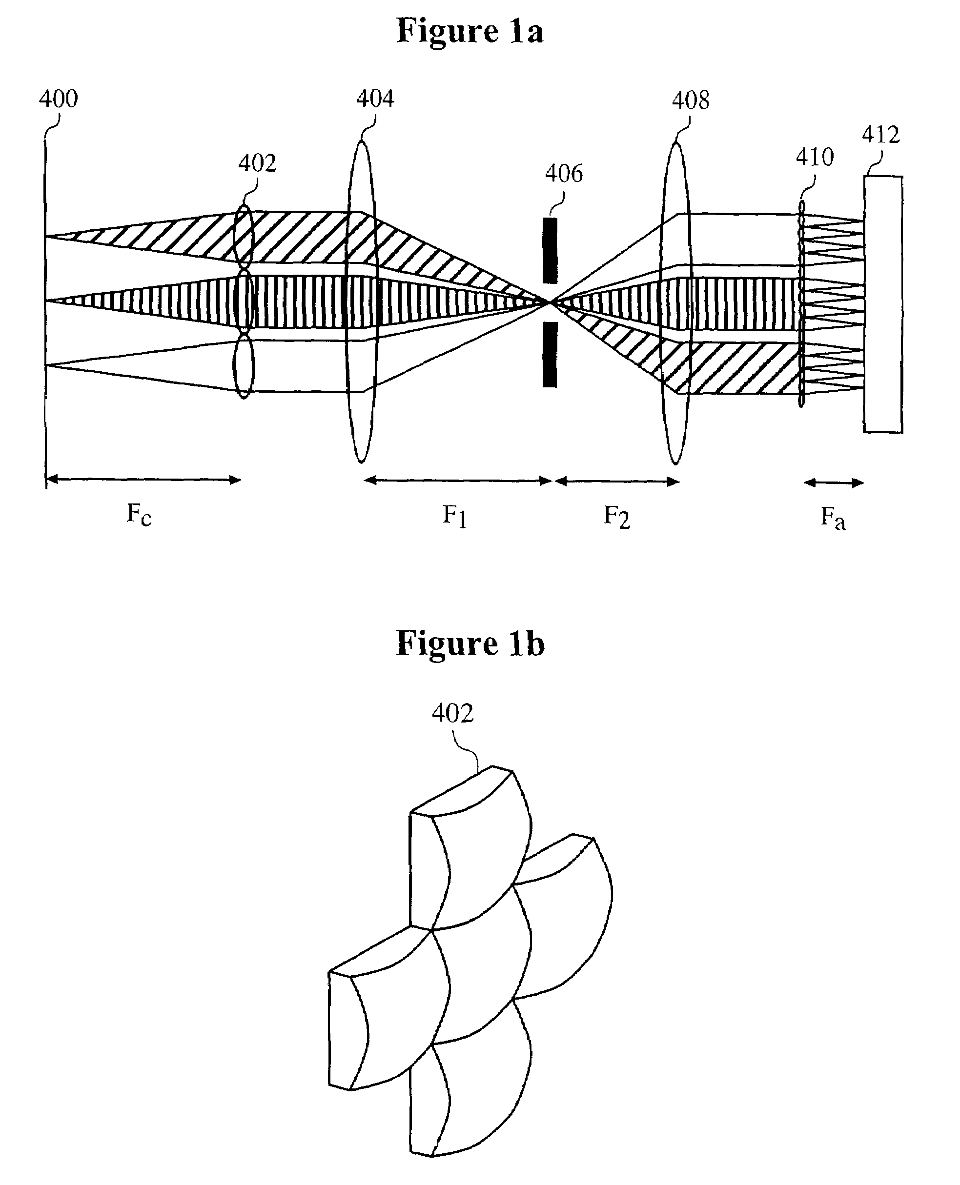 Multi-object wavefront sensor with spatial filtering