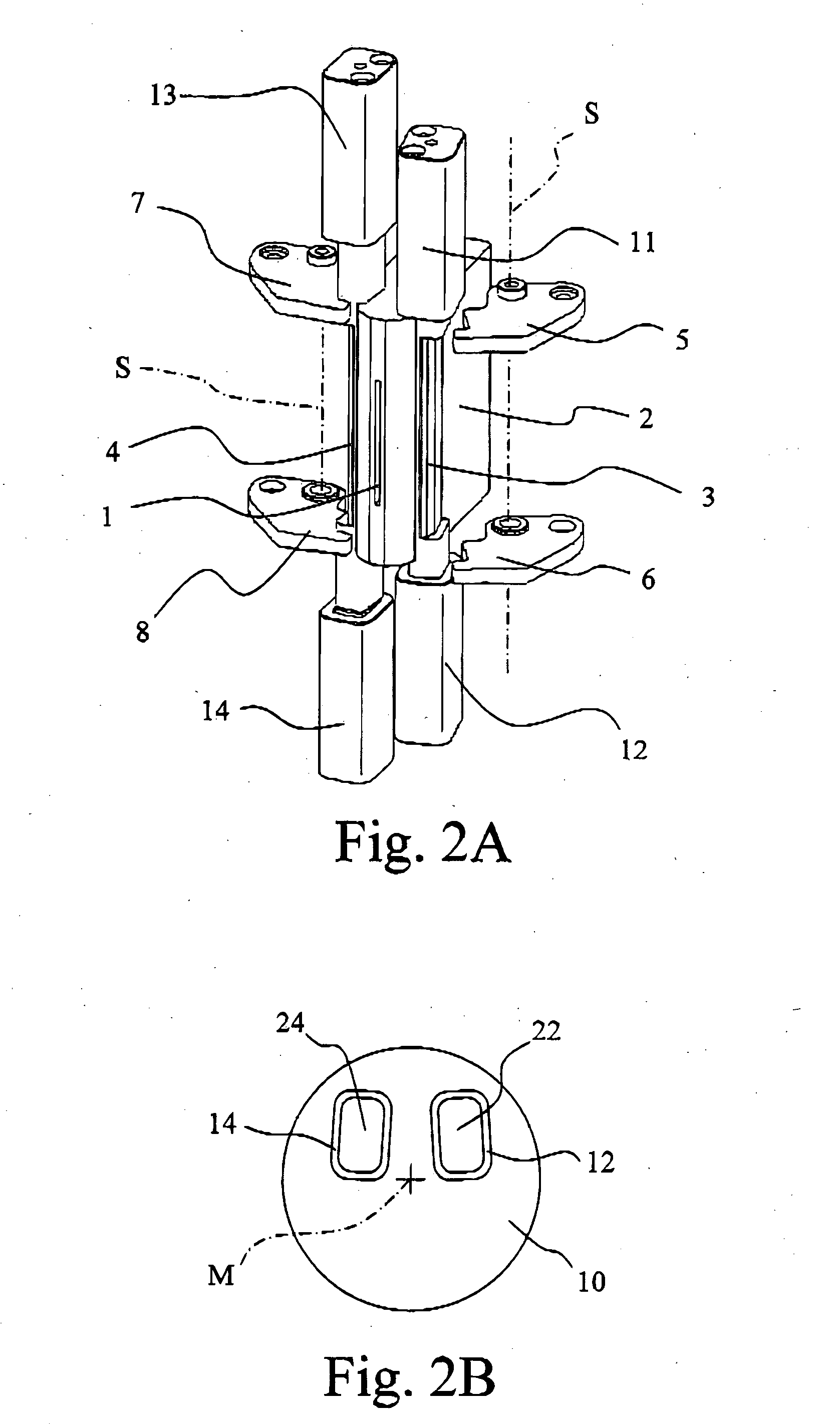 System for bending a metallic strip