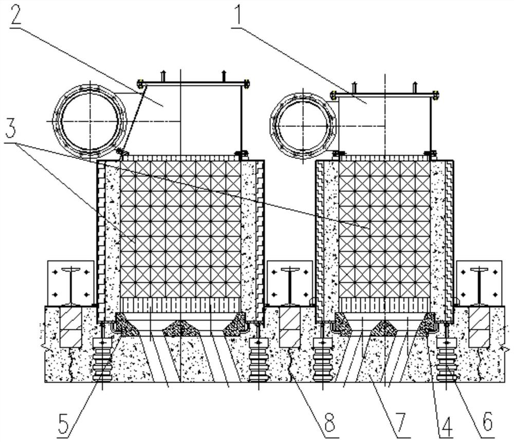 Staged combustion paired independent combined type ultralow NOx dual-heat-storage burner