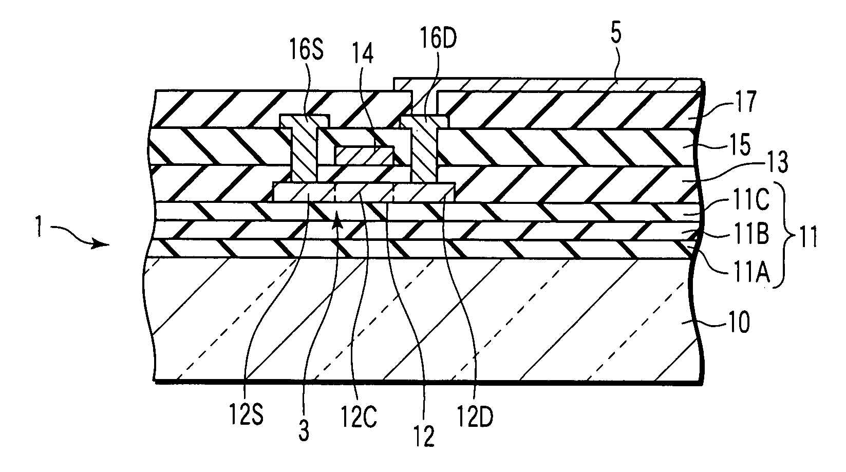 Array substrate for display device