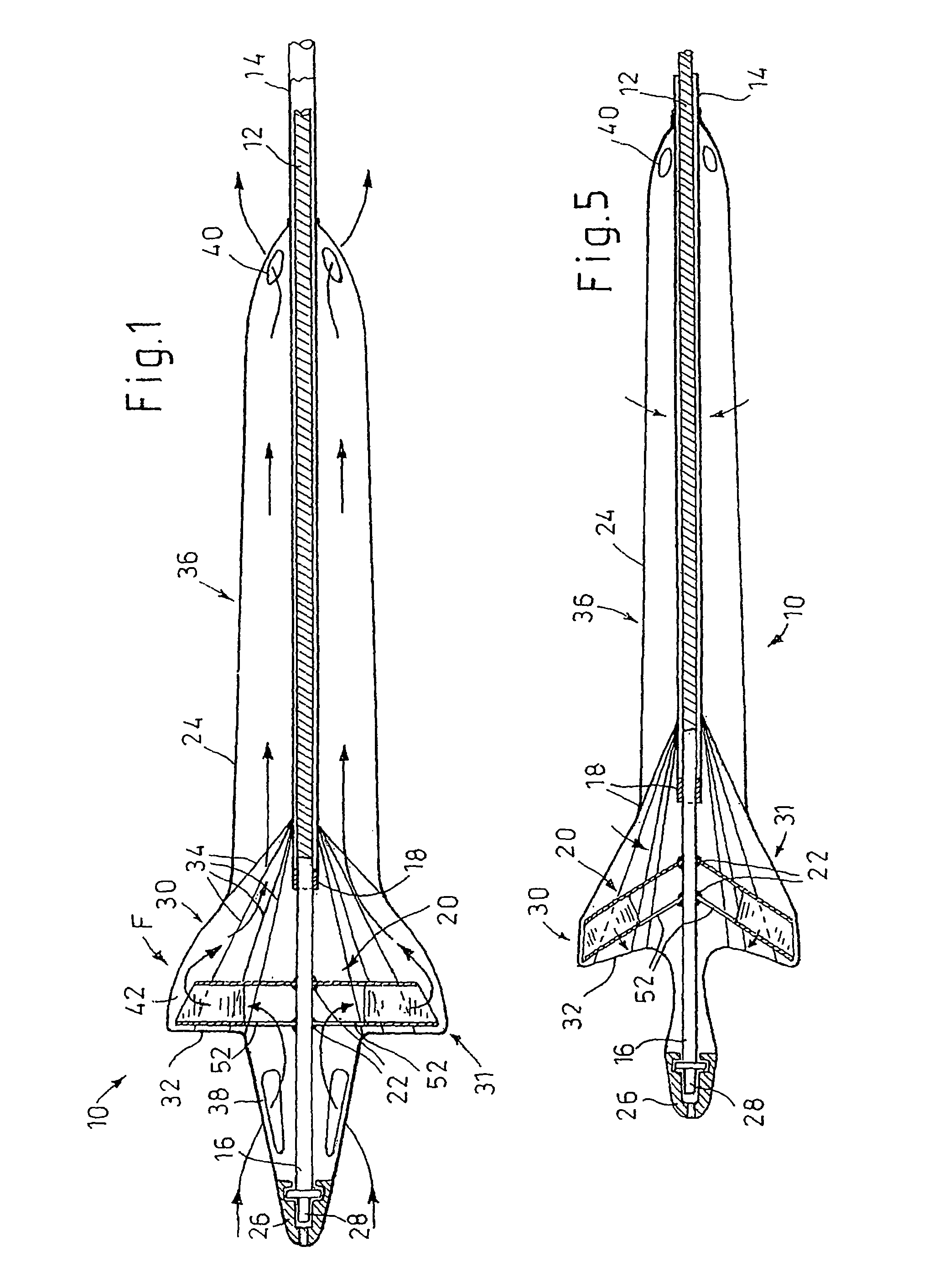 Foldable intravascularly inserted blood pump