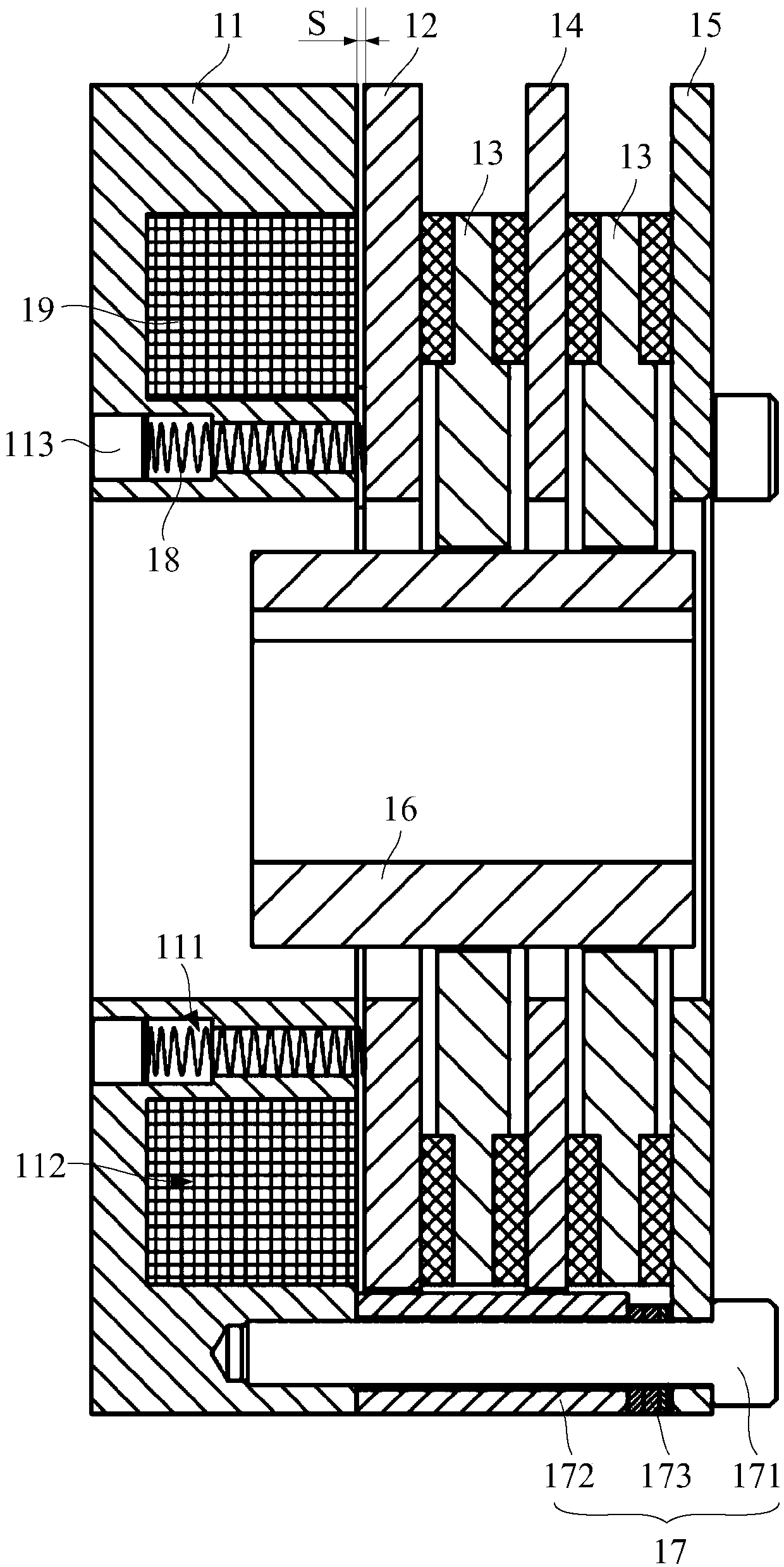 Micro-rail vehicle and electromagnetic brake thereof