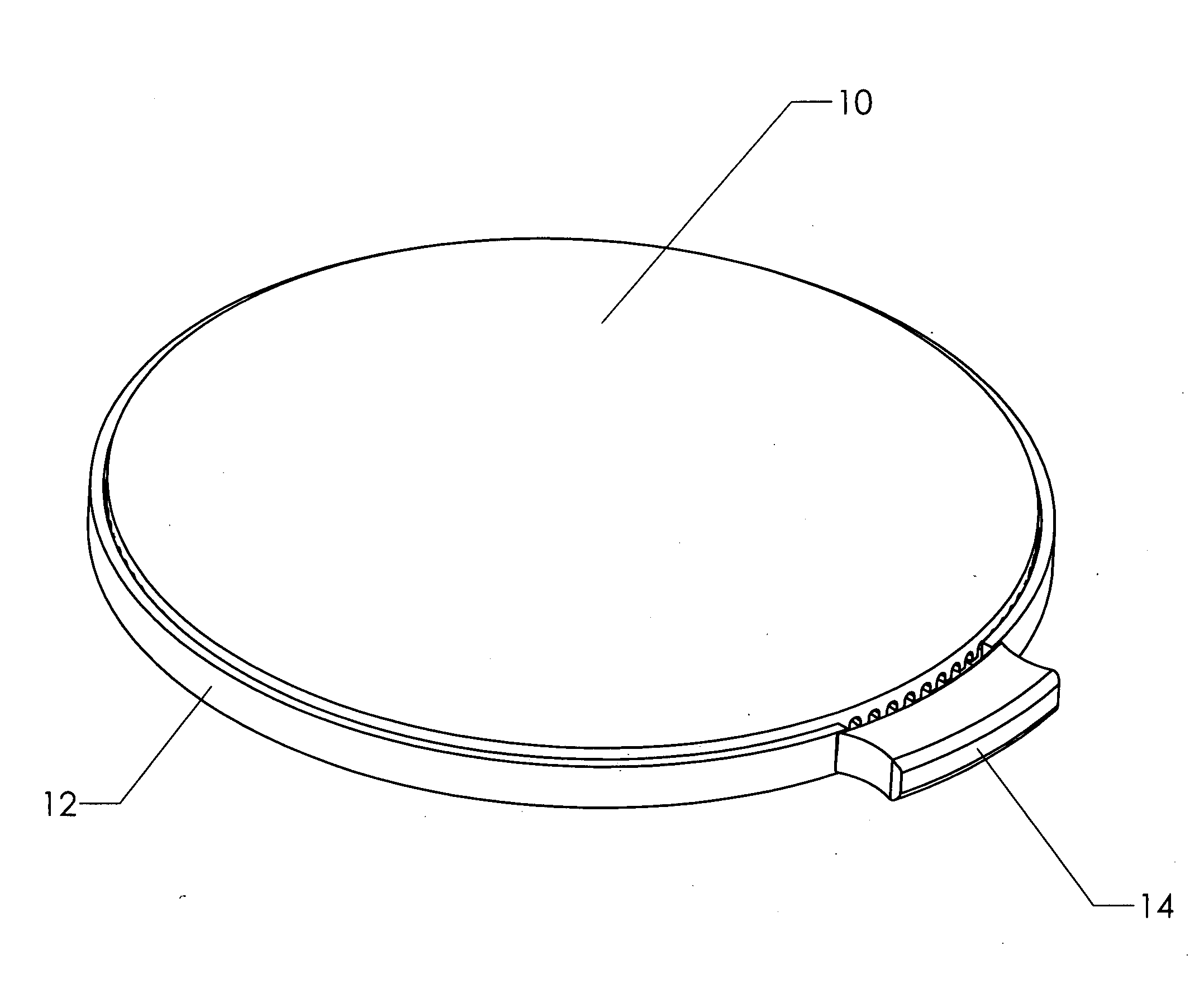 Rotating pedestal with lock