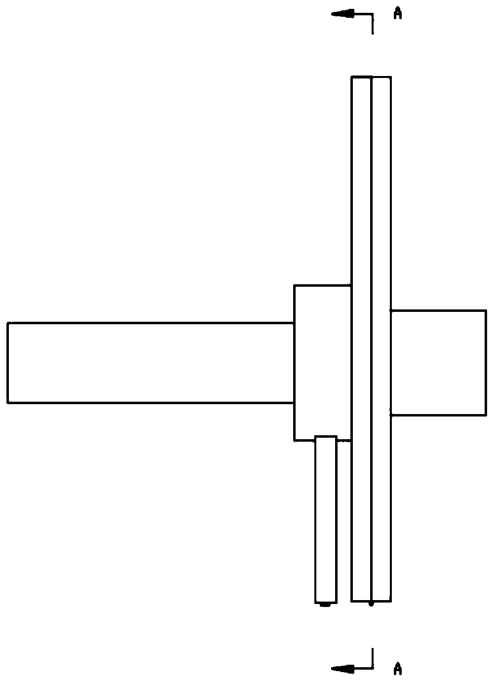 Handheld cutting machine applied to elevator non-metal board