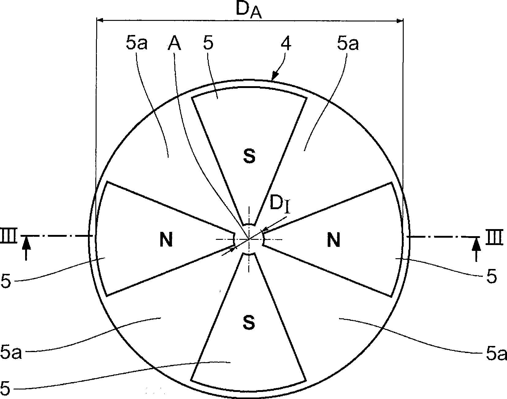 Portable device for generating a magnetic field for magneticfield therapy