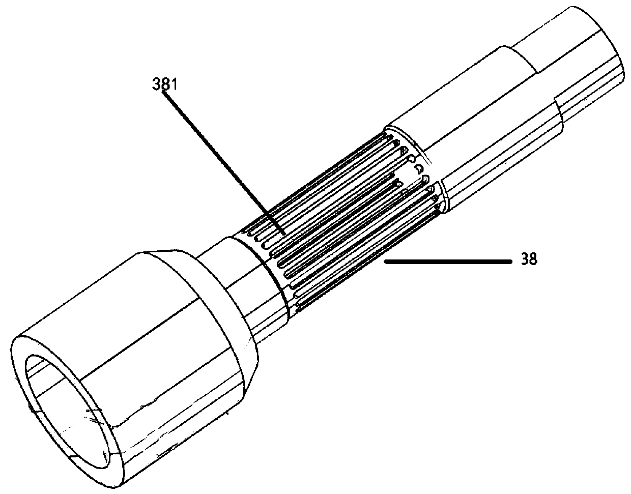 A high-frequency dynamic load rock breaking tool and its application method