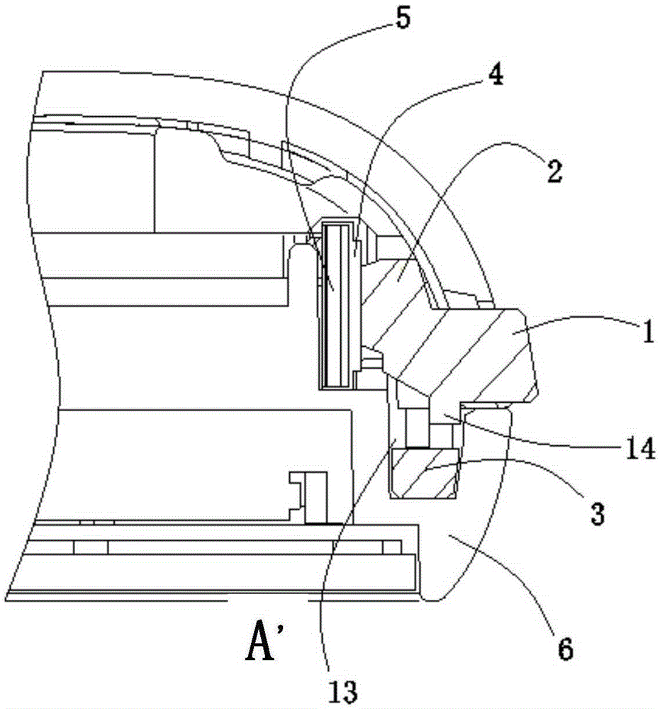 Mobile phone and key structure thereof