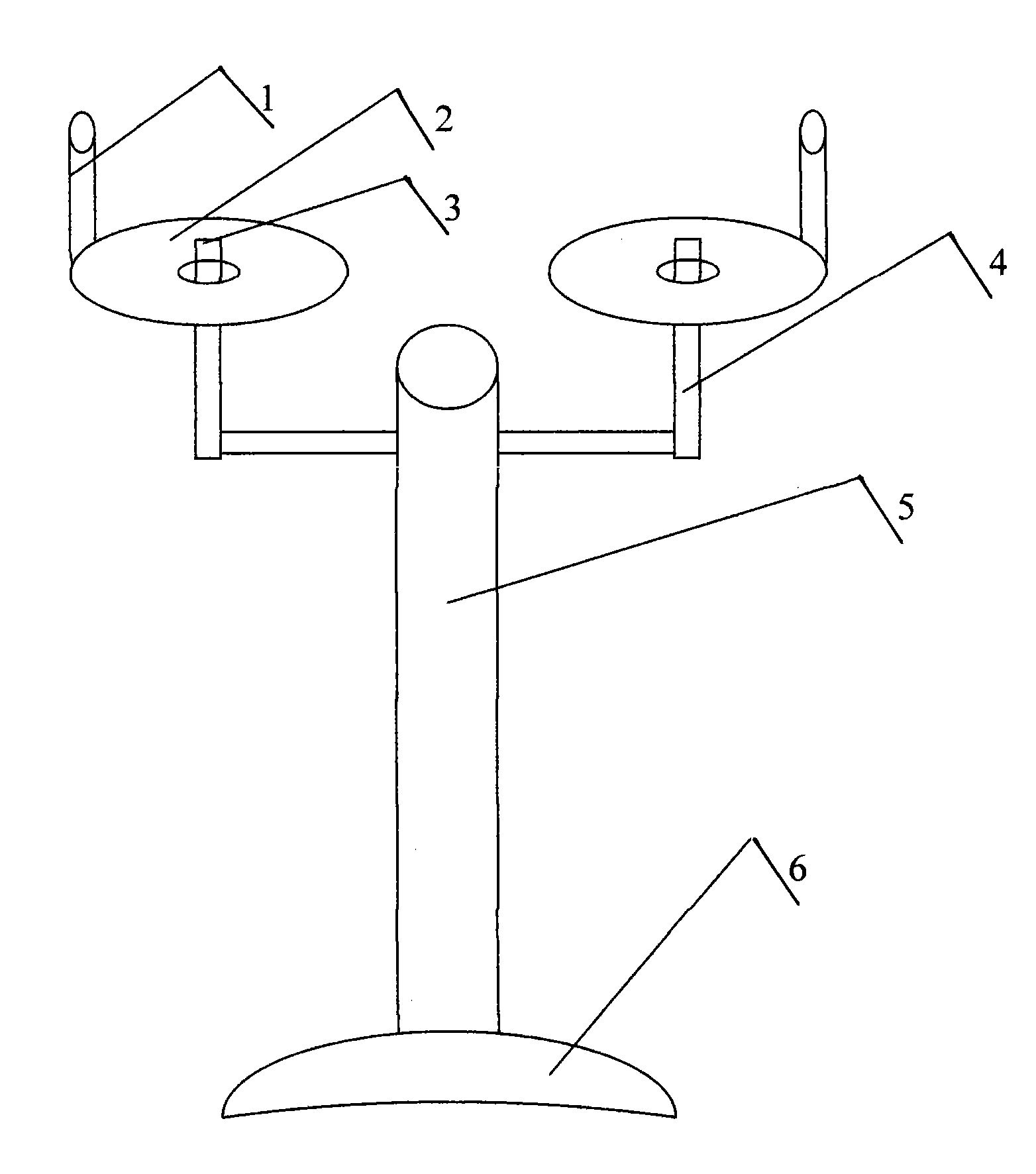 Two-way arm exercising disc